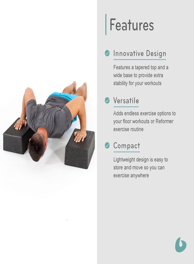 بالانسد بودي صندوق تمارين بيلاتس مون بوكس لايت من بالانسد بودي، صندوق تمارين خفيف الوزن للتمارين الأرضية، أو جهاز بيلاتس ريفورمر، أو برج بيلاتس، معدات تمارين بيلاتس للمنزل أو الاستوديو - Image 4